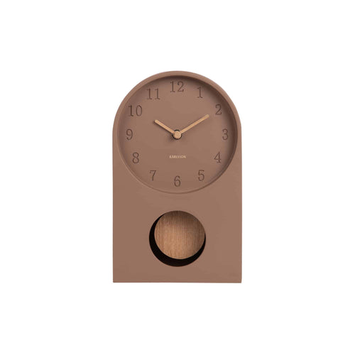 Karlsson tafelklok Paris Arch - bruin - 4.8x14.5x24.1cm