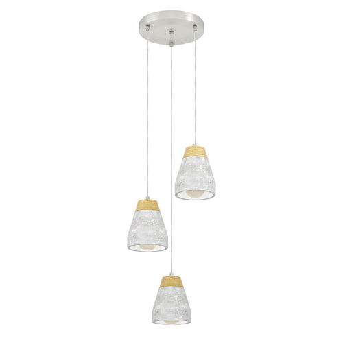 EGLO hanglamp Tarega - 3 lichts - bruin, grijs - vtwonen shop