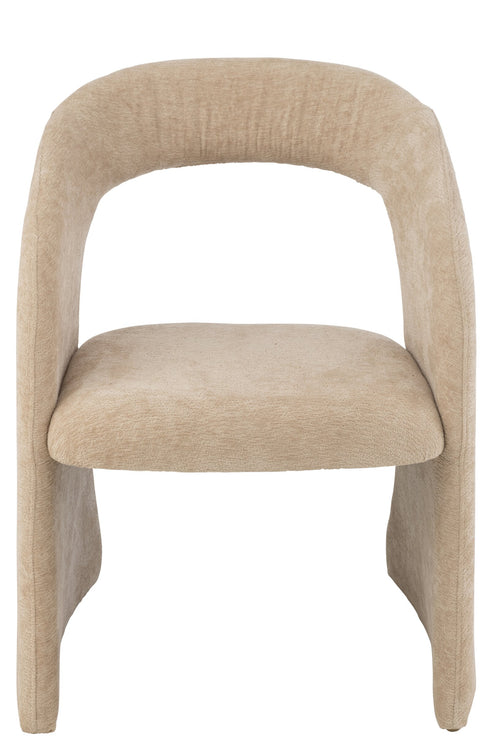 J-Line stoel Anise - textiel - beige