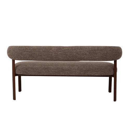 DÉJA Living Eetkamerbank Alamo - Taupe/Walnoot - 180cm