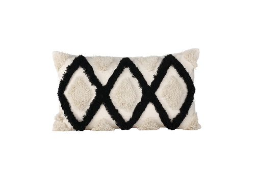 Rebellenclub Kussen Tavita - Zwart/wit - vtwonen shop