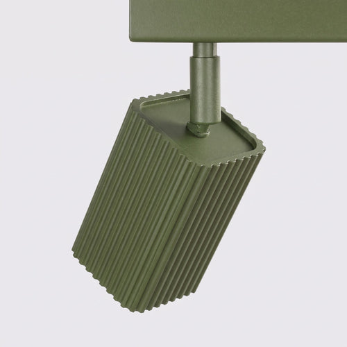 Sollux Lighting Plafondlamp RAYO 4L olijfgroen - 81x6x16,5cm