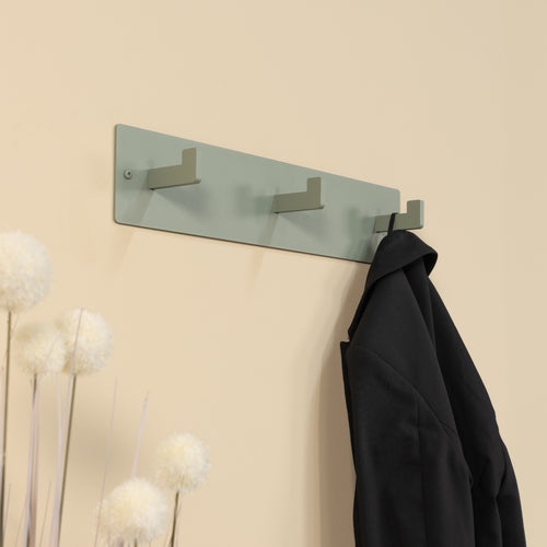 Spinder Design kapstok Leatherman 3 - Dusty Green - 3 haken - vtwonen shop