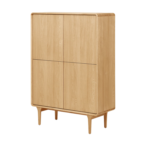 Artichok Mels Eikenhouten Kledingkast Naturel - 180 x 45 cm