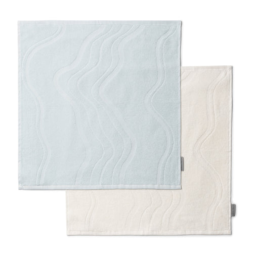 Rivièra Maison Blue Lagoon Kitchen Towel 2 pieces - Katoen - Off White - vtwonen shop