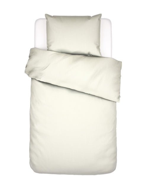 Essenza Minte dekbedovertrek - Eenpersoons – 140x200/220 cm - Oyster