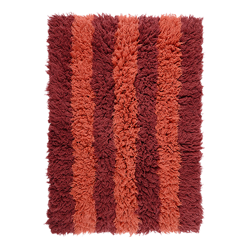GIVE A PON wollen vloerkleed Pagrati - 160 x 230 cm - koraal/bordeaux