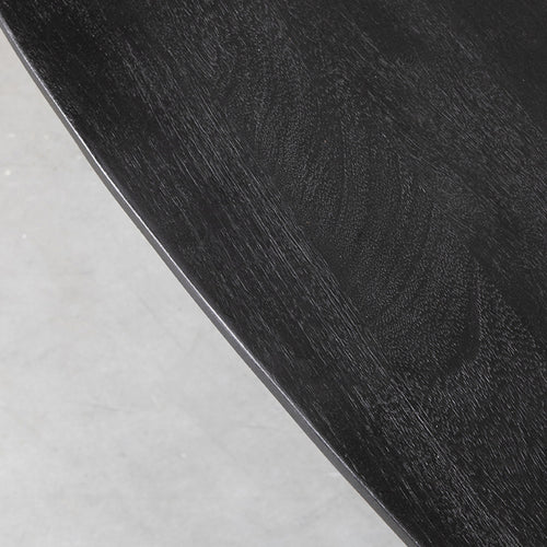 LABEL51 Eettafel Rosie - Zwart Mangohout - 180x100x76cm