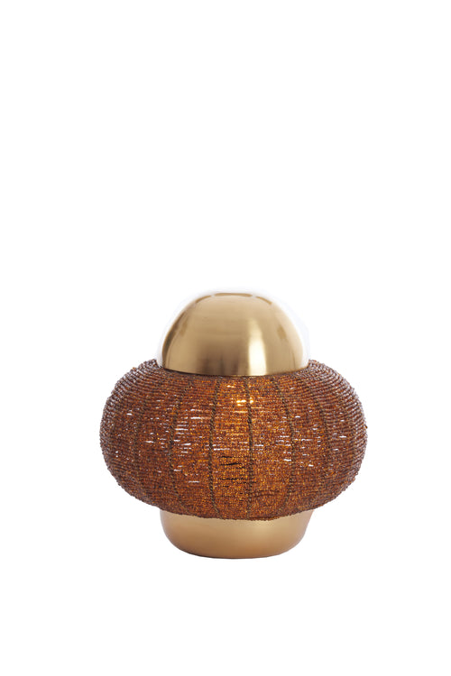 Light & Living tafellamp CETARA - bruin - Ø25x26cm - vtwonen shop