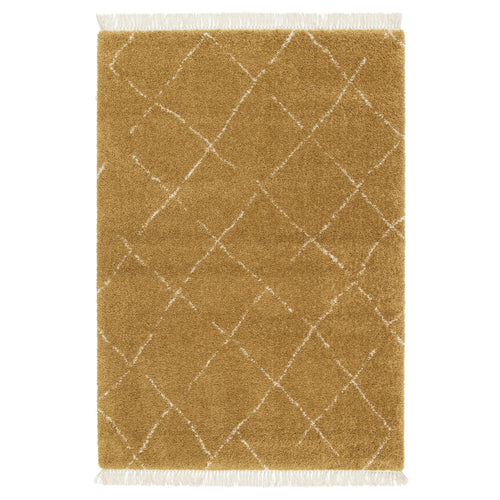 AFK Living vloerkleed Tigris - zeer zacht - geel - 160 x 230 cm