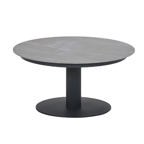 Garden Impressions Loungetafel Liam Ø80xH40 cm - donker grijs