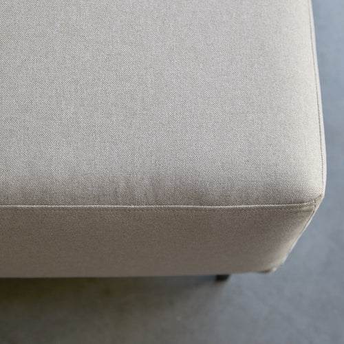 Tikamoon Voetenbank in ecru stof - Beige