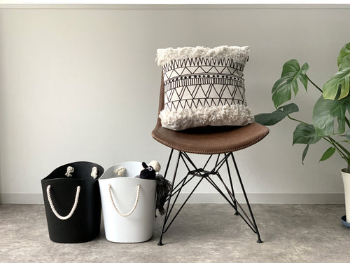 Hachiman Balcolore Opbergmand - M - Zwart - vtwonen shop