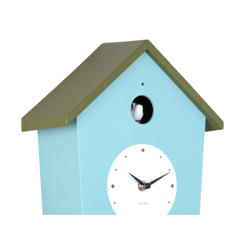 Karlsson wandklok Cuckoo Light - blauw - 23x10.5x26.4cm - vtwonen shop