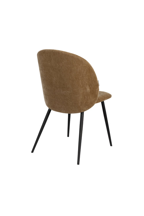 Zuiver Cozy Eetkamerstoelen Mosterd/ Bruin - Set van 2 - vtwonen shop