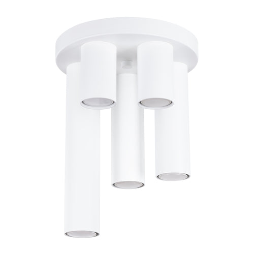 Sollux Lighting Plafondlamp LAGOS 5P wit - 25x25x33cm