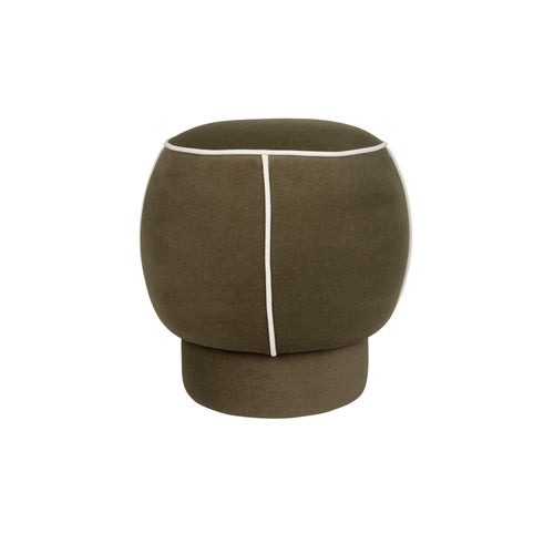 Housecraft Living Marina Poef Rond 45 cm Groen