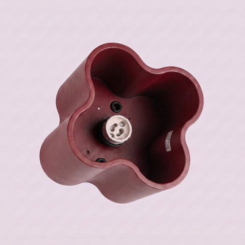 Sollux Lighting Plafondlamp OVIO 1 bordeaux GU10 - 12x12x10cm