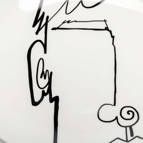 Kare Design Koffie Kopjes Viso man (4/set)