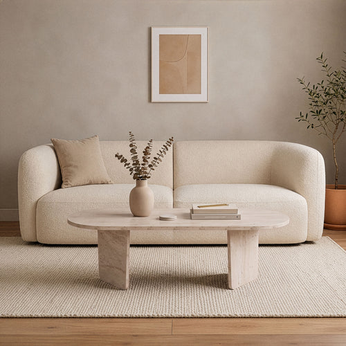 Calicosy - AMELIA Tafel - Licht hout - 130x65x40 cm