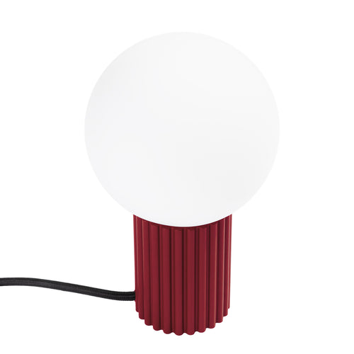 Sollux Lighting Tafellamp HALO bordeaux - 12x12x19cm