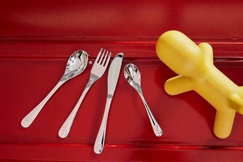 Zilverstad - Kindercouvert Huisdieren - 4 delig - RVS - vtwonen shop