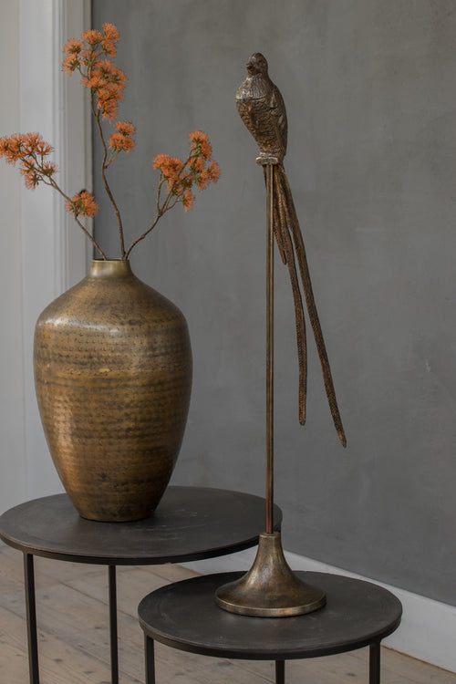 Light & Living bijzettafel TALCA - Ø49x50.5cm - zwart - Set van 2