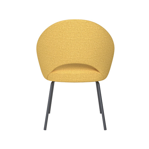 Housecraft Living Mick Eetkamerstoel Metaal Okergeel