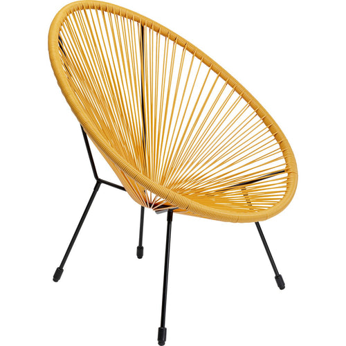 Kare Design Tuinfauteuil Acapulco geel