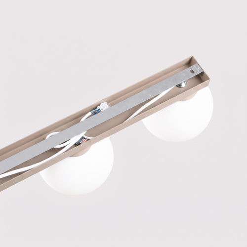 Sollux Lighting Plafondlamp YOLI 4 taupe - 88x12x14,5cm