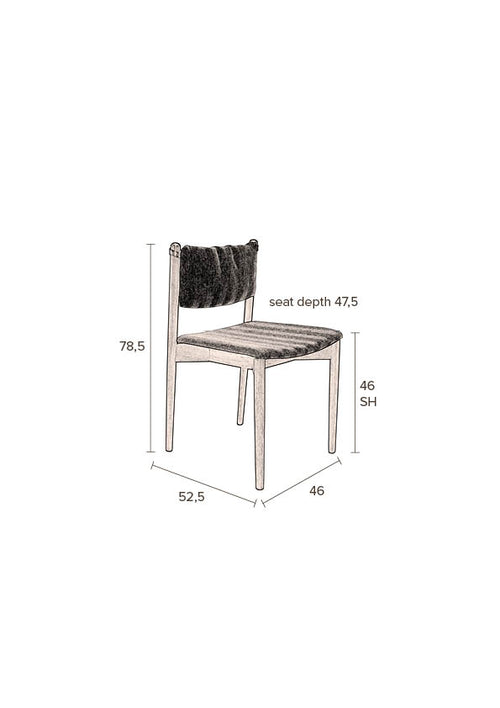 Dutchbone Torrance Eetkamerstoelen - Set van 2 - vtwonen shop