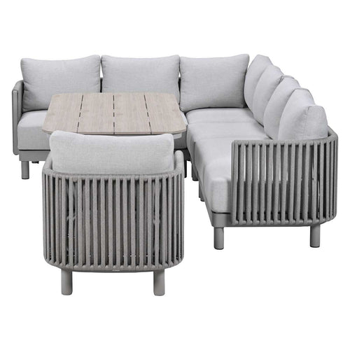 Garden Impressions Lounge dining set Andong 6-delig - taupe