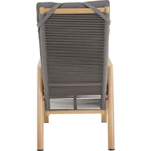 Lesli Living bistrostoel Acari - grijs - 59x65,5x112cm - set van 2