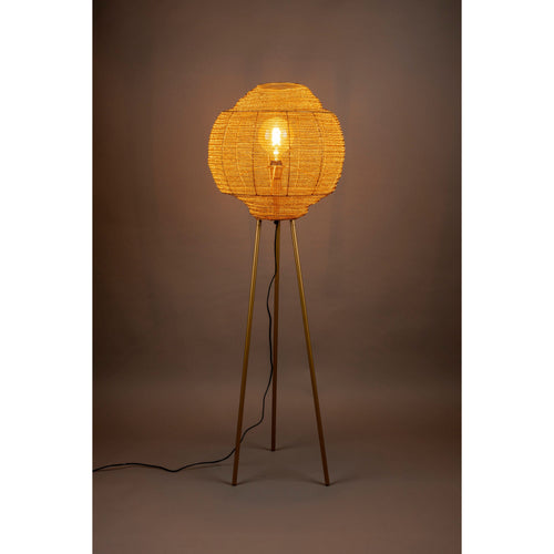 Dutchbone Meezan Vloerlamp Goud - vtwonen shop