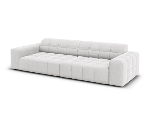 Cosmopolitan Design Bank Chicago 4-zits, flueel geld - 102x252x78cm