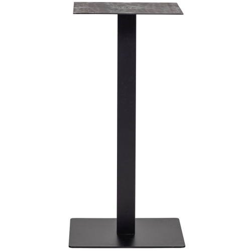 WOOOD vierkante bartafel poot Bistro - Metaal - Zwart- 105x50x50 - vtwonen shop