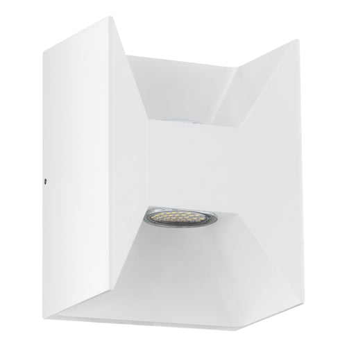 EGLO wandlamp Morino - buitenverlichting - 2 lichts - led - wit - vtwonen shop