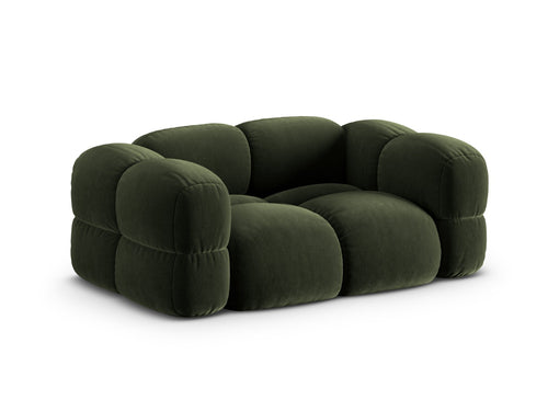Cosmopolitan Design Bank Loretto 2-zits, flueel groente - 100x180x68cm