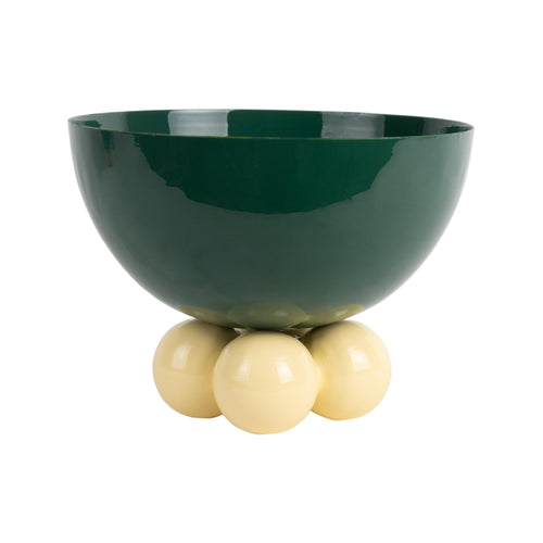 Present Time schaal Double Funky Large - groen - Ø20cm - vtwonen shop