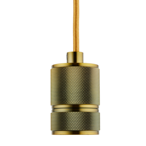 Lighto | Pendel Champagne Goud E27 fitting | Classic | 1.5m Snoer | Met Plafondkap - vtwonen shop