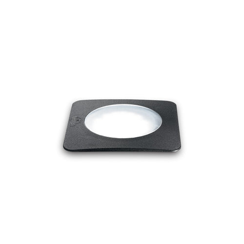 Ideal Lux WAY Vierkante inbouwgrondlamp voor buiten, zwart, 1x GX53 IP67