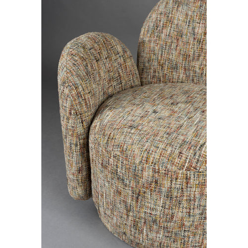 Dutchbone Rose Fauteuil Gemeleerd Meerkleurig - vtwonen shop