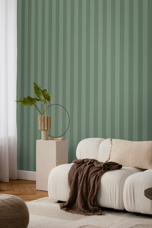 Sanders & Sanders behang strepen groen - 50 x 900 cm - 935391