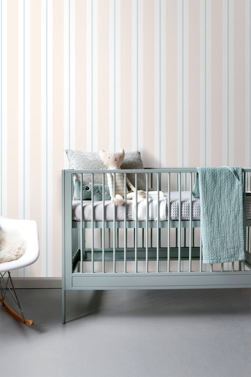 Sanders & Sanders behang strepen lichtbeige - 53 cm x 10 m - 640308