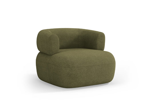 Micadoni Fauteuil Jenny boucle, groente - 88x90x73cm