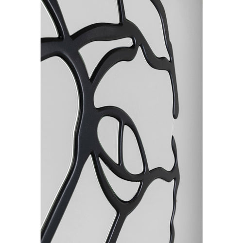 Kare Design Spiegel Pieces Ø100cm matt zwart
