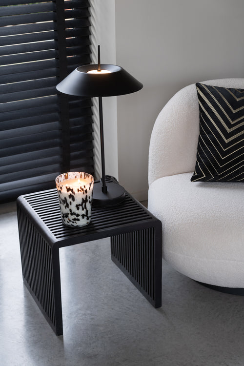 J-Line tafellamp - metaal - zwart - LED lichtjes - vtwonen shop