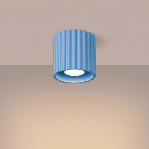 Sollux Lighting Plafondlamp AURA 1 azuur GU10 - 10x10x10cm