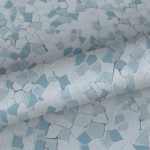 Sanders & Sanders behang mozaiek tegels blauw - 53 cm x 10 m - 640015