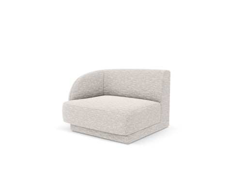 Micadoni linker module Miley chenille lichtgrijs - 90x90x70cm